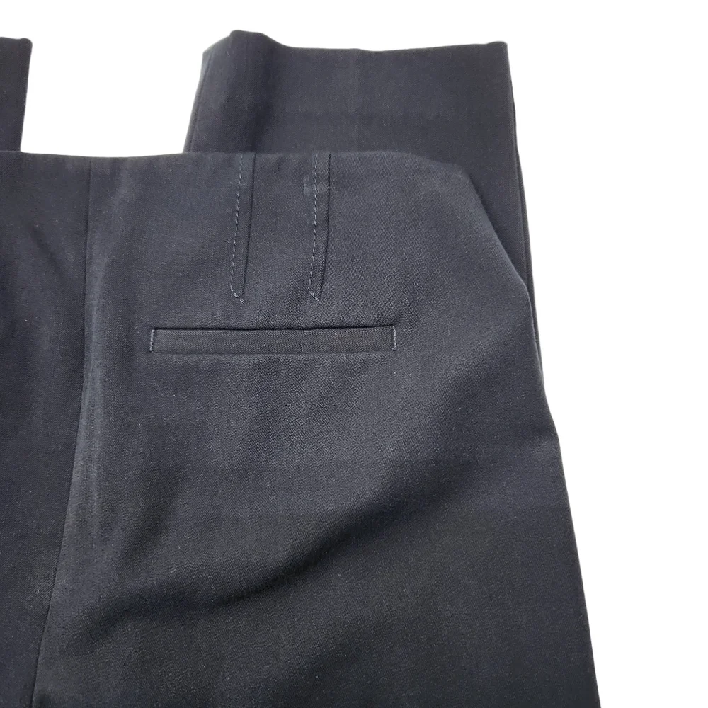 Talbots Pants Straight Leg High Waist Navy Blue, Size 10 Petite - Picture 9 of 14